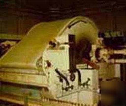 Used: eimco rotary vacuum filter, 75 sq ft, carbon stee