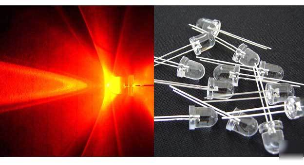 10PCS 10MM jumbo 3 color rgb led bulb lamp auto change