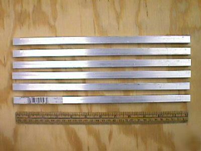6 pcs. of 6061 aluminum 1/2 x 1/2 x 12 machining, etc.