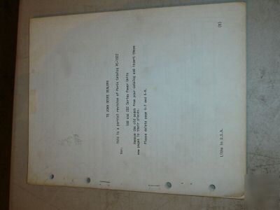 John deere 180 & 202 series power unit parts manual