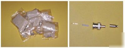 Lot of 10 bnc male (50 ohm) connectors for RG316 cable
