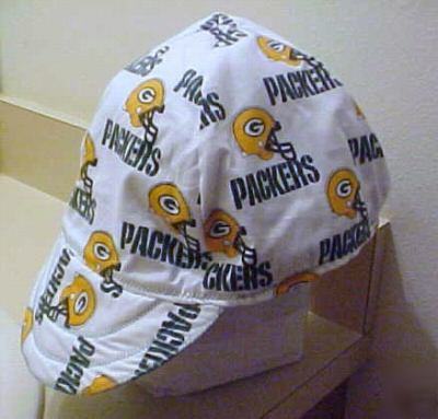 Reversable green bay packers nfl welder caps hats