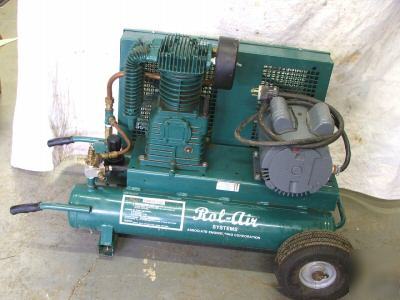 Rol-air portable air compressor model 3230K24CS 