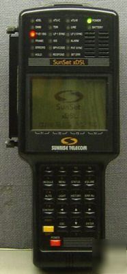 Sunrise telecom sunset xdsl test set + dual T1 module