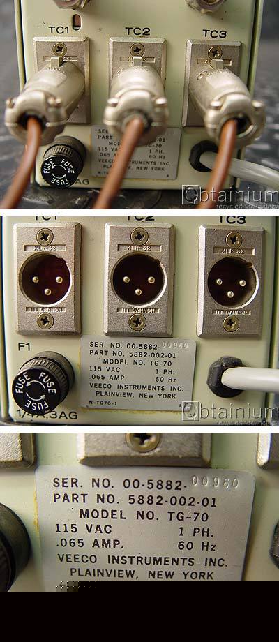 Veeco tg-70 thermocouple tc gauge control
