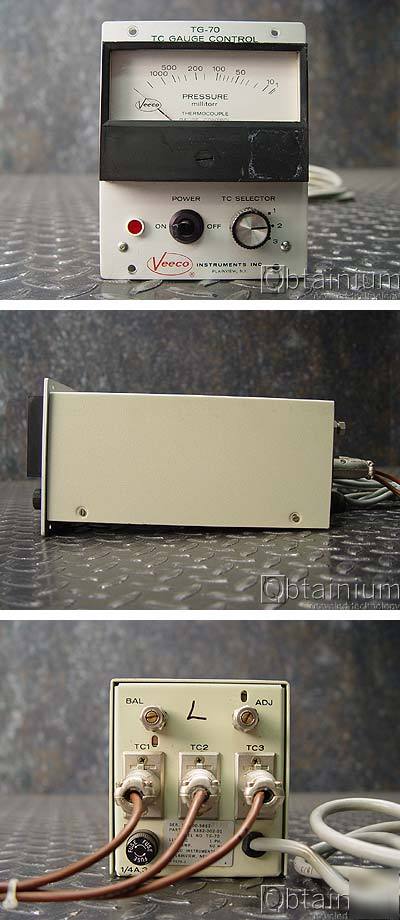 Veeco tg-70 thermocouple tc gauge control
