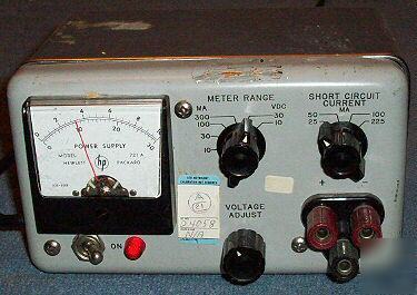  hp 721A electronic variable dc lab power supply