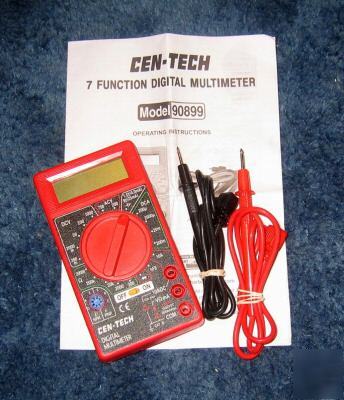  multimeter ac / dc / ohms / digital display