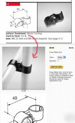 New 12 creform joint pieces (# H7) to fit 28MM od pipe