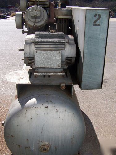15-hp used ingersoll-rand extreme duty piston air compr