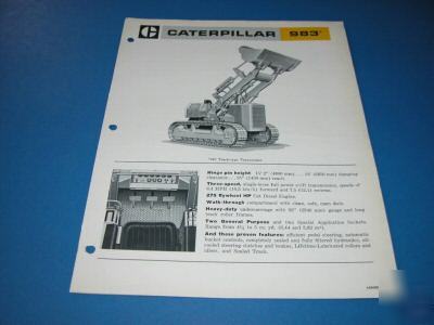 1969 caterpillar 983 track-type tractor traxcavator ctg