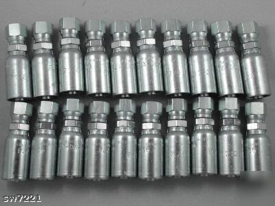 (20) fjx-08-08 female jic hydraulic hose ends/fittings