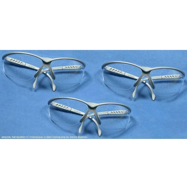 3 glasses safety hunting shooting clear uv wraparound