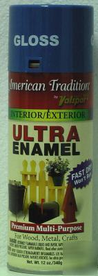 6 cans of american tradition ultra enamel-pacific blue