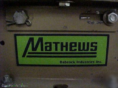70 foot matthews conveyor motorized 36