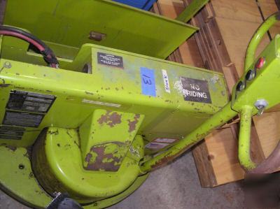 Clark powrworker p-400 pallet jack electric 4000# lift