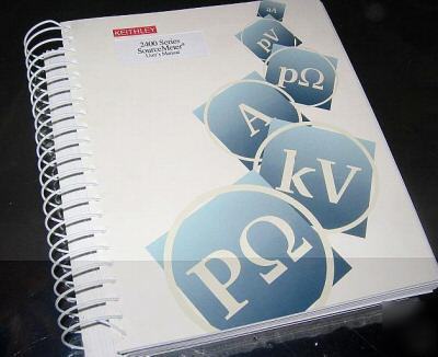 Keithley 2400 series source meter user's manual 04/1999