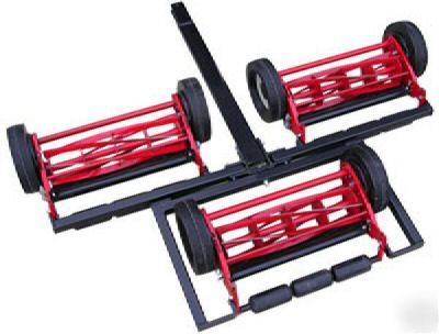 Lawn mower - reel type - 3 gang - commercial - 5' cut