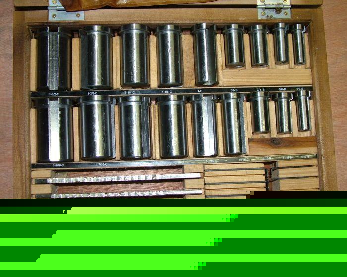 New keyway broach set 10-10A 27 pc