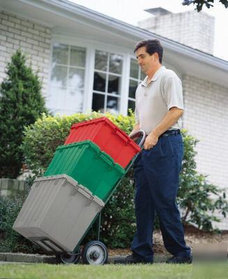 Plastic storage container box bins totes 21X15X12