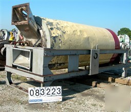 Used: rotary air dryer, 304 stainless steel. horizontal