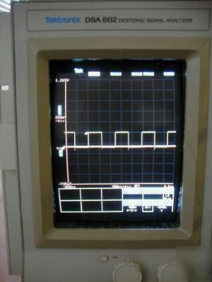 Tektronix DSA602 digitizing signal analyzer w/plug ins 