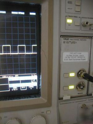 Tektronix DSA602 digitizing signal analyzer w/plug ins 